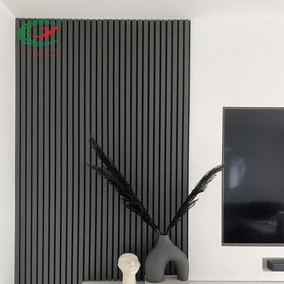품질  Thickness 21mm Wooden Acoustic Panels Moistureproof Sound Absorbing 공장