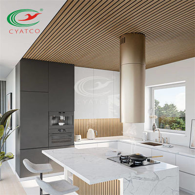 품질  SGS Interior Vertical Wood Slat Wall Durable Soundproof For Studio 공장