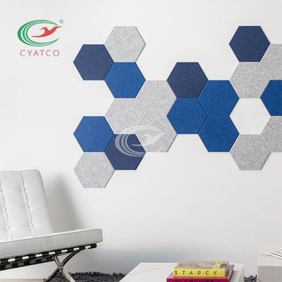 재활용 된 폴리머 현대 음향 벽 패널 A급 ASTM E84 40+ 색상
