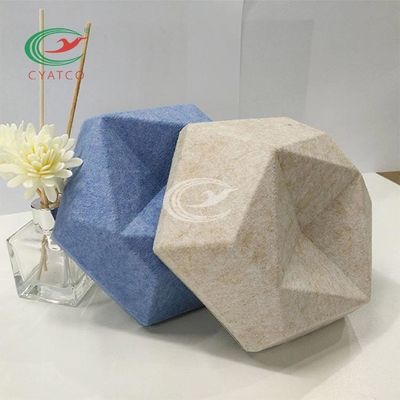 벽체 3D 장식을 위한 향기가 없는 팰트 육각형 차음판