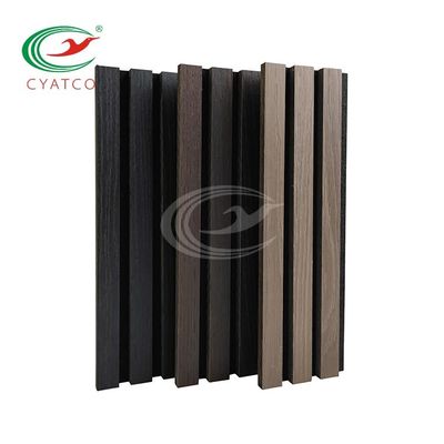 12mm MDF 두꺼운 나무 그릴 벽 패널 내부 장식 목재 폴리에스터 섬유 복합 3D 패널