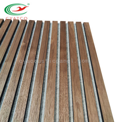 12mm MDF 두꺼운 나무 그릴 벽 패널 내부 장식 목재 폴리에스터 섬유 복합 3D 패널