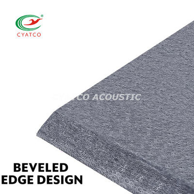 CYATCO 12&quot;X 12&quot; 사각형 섬유 벽 패널 소리 방지 폼 패널 크기를 잘라 쉽게
